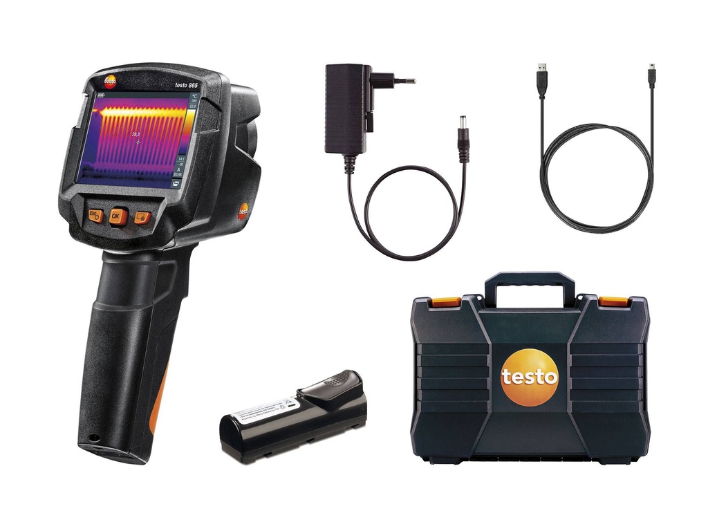 Termovisor testo 865 Com Resolução e Infravermelho 160 x 120 Pixel