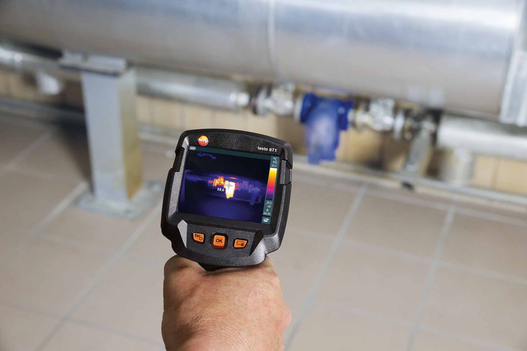 Termovisor testo 871 - Com Infravermelho Resolução 240 x 180 pixels 
