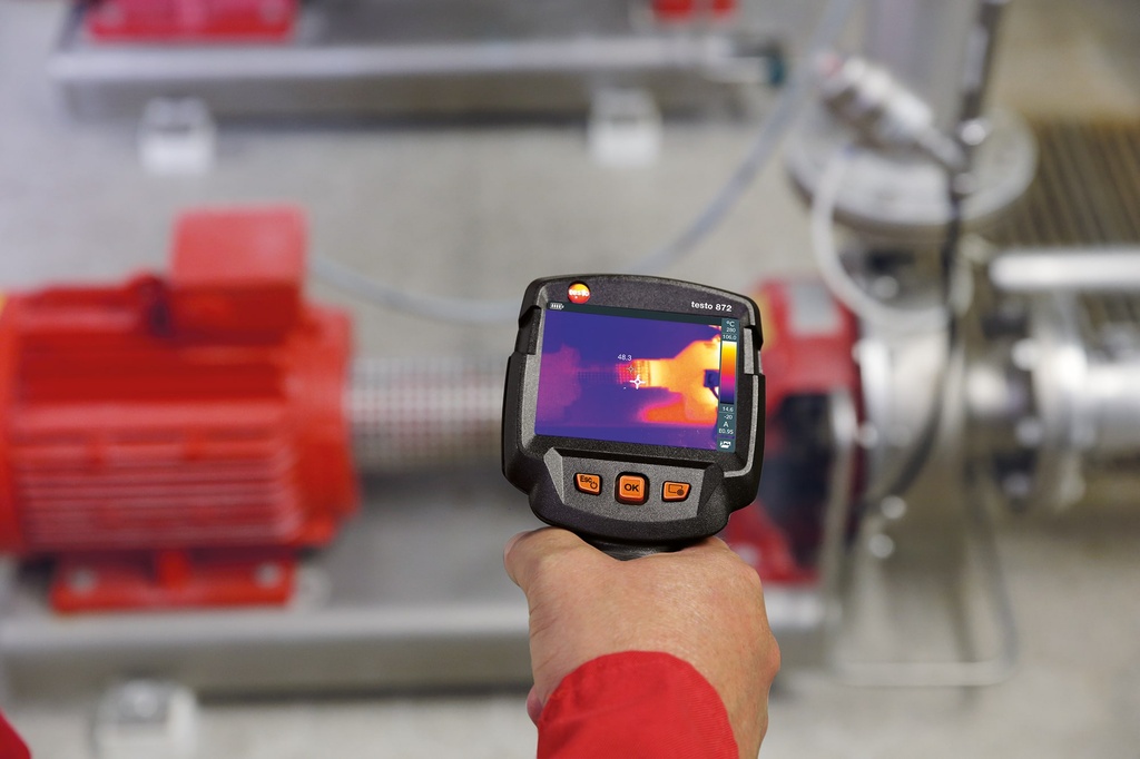 Termovisor testo 872 Com Resolução Infravermelho 320 x 240 Pixel