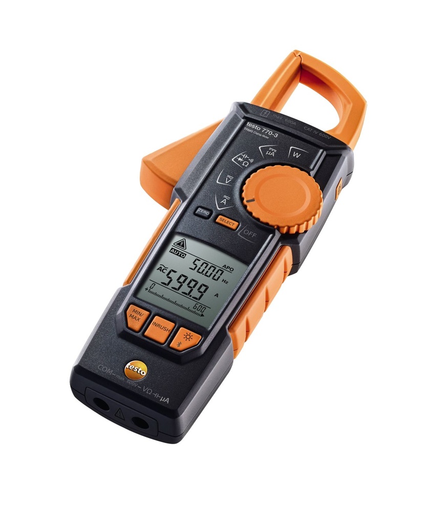 testo 770-3 Alicate Amperímetro True-rms para Medição Corrente Elétrica
