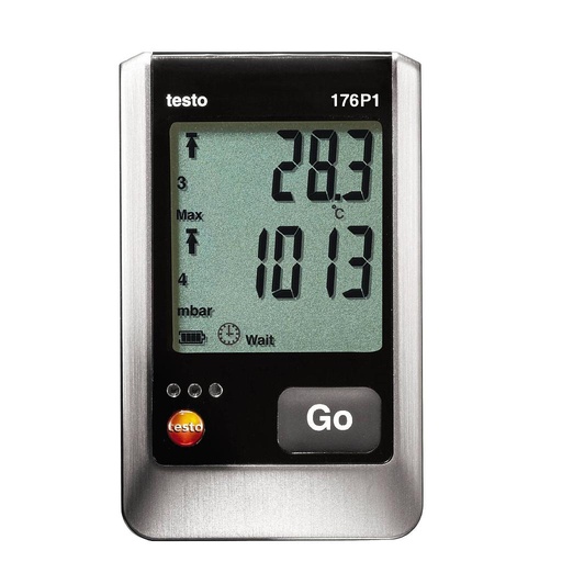 [0572 1767] Testo 176 P1 - Datalogger p/ medição de pressão, temperatura e umidade c/ 5 canais