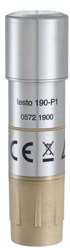 [0572 1900] Testo 190 P1, Registrador de dados de pressão CFR, bateria grande, certificado de calibração (fábrica)