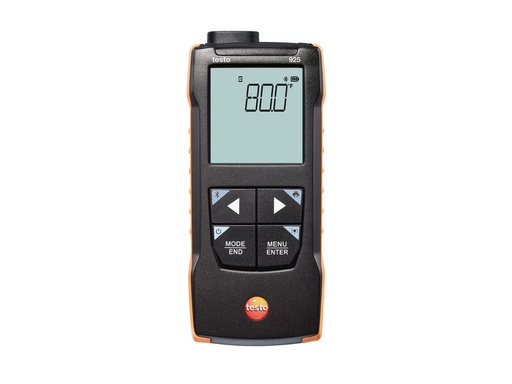 [0563 0925] testo 925 - Instrumento de medição de temperatura para TC tipo K com conexão de aplicativo